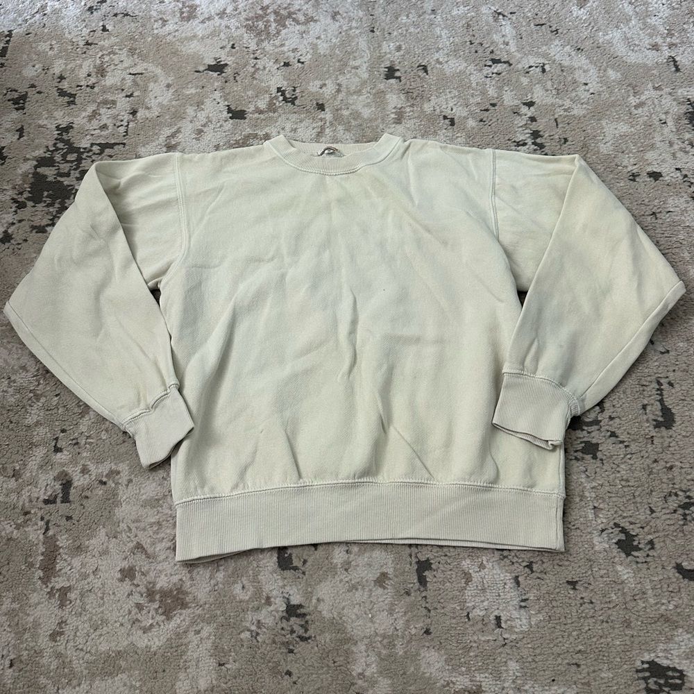 John Galt Cream Crewneck Size Small